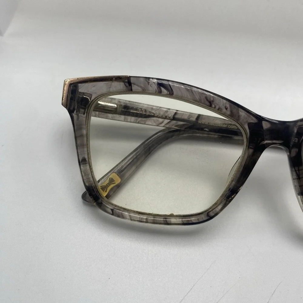 Ted Baker Eyeglasses Women FRAME ONLY 52-17-135 Gray Black 556